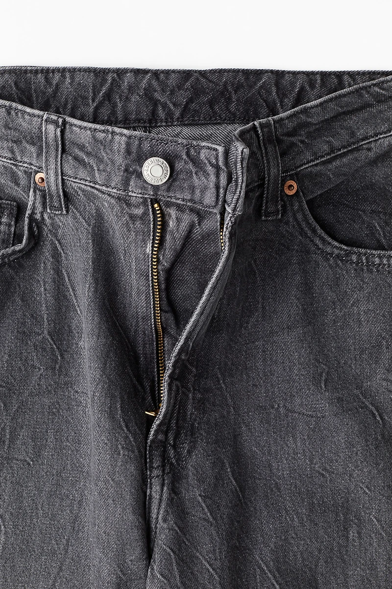 Curvy Fit Baggy High Jeans