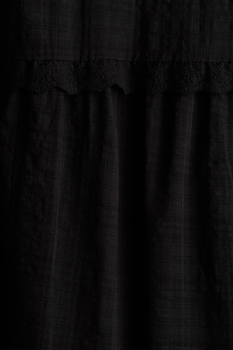 Dress with Tie Shoulder Straps
