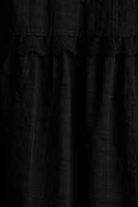 Dress with Tie Shoulder Straps