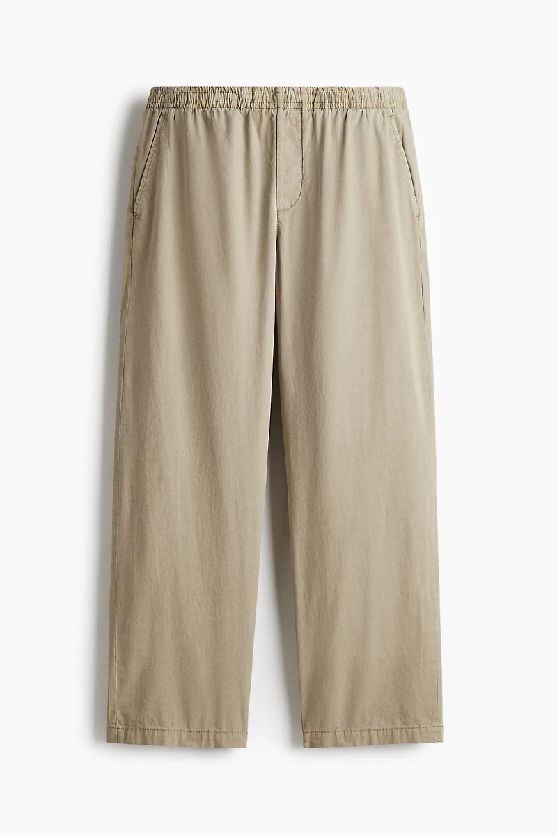Pantalon décontracté en coton
