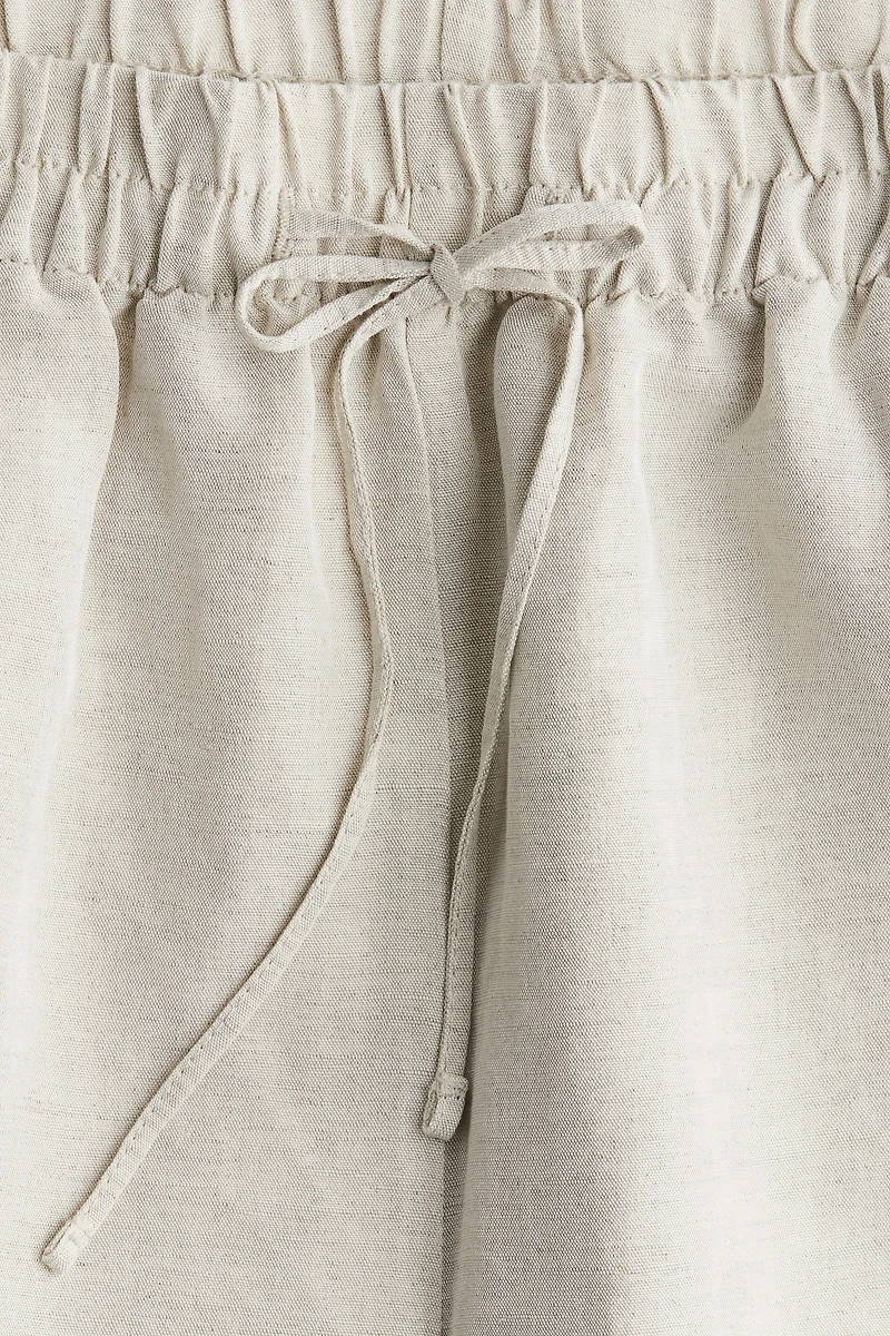 Linen-Blend Pants
