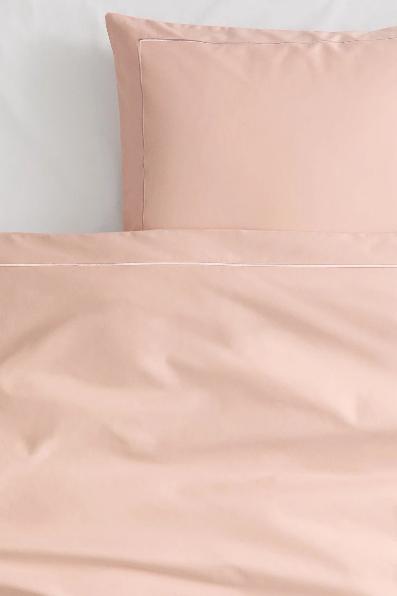 Cotton Sateen Twin Duvet Cover Set