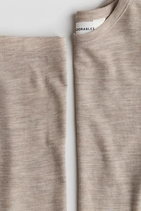 Ensemble 2 pièces en jersey de laine
