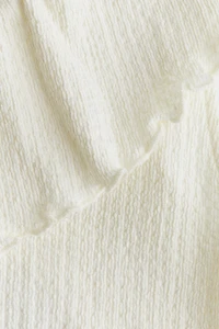 Flounced One-Shoulder Top