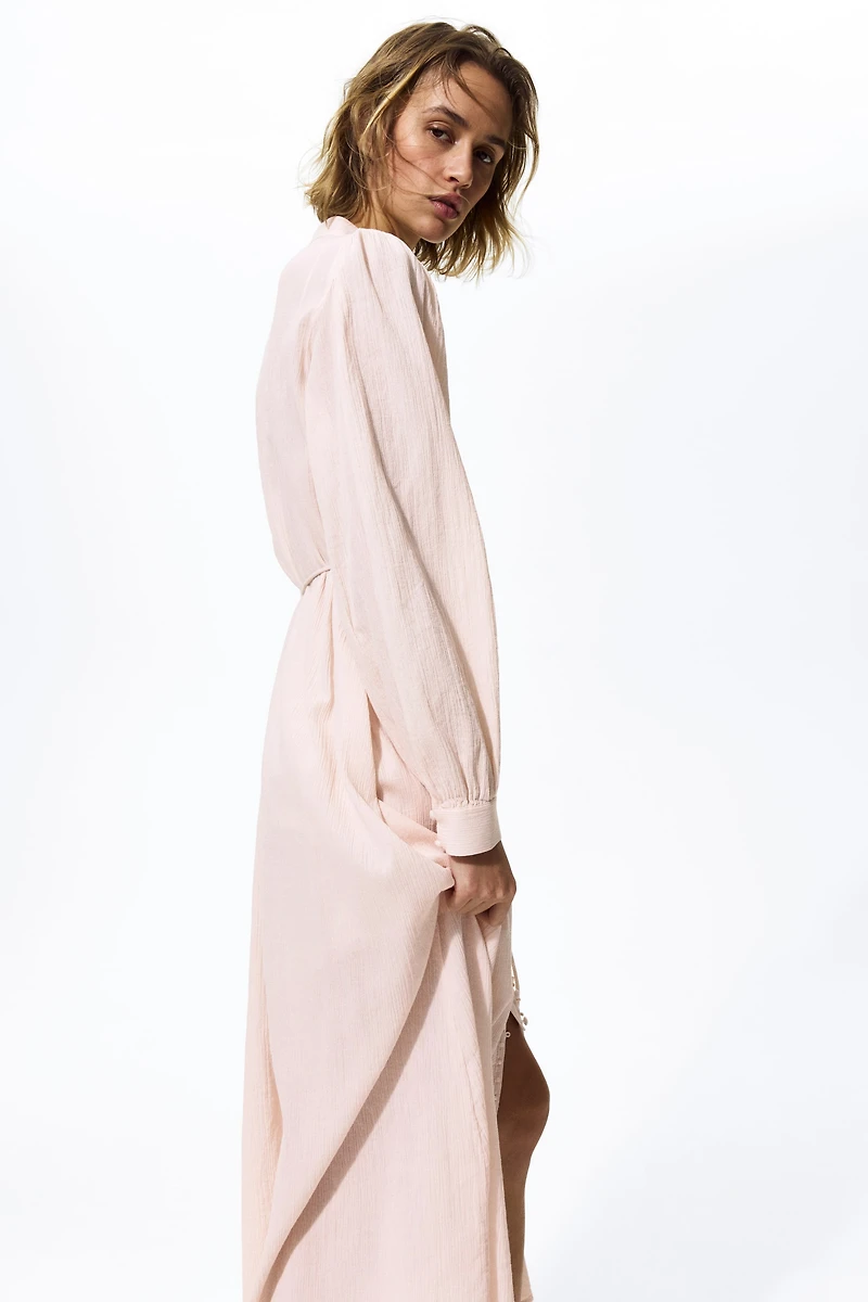 Robe en coton avec dentelle