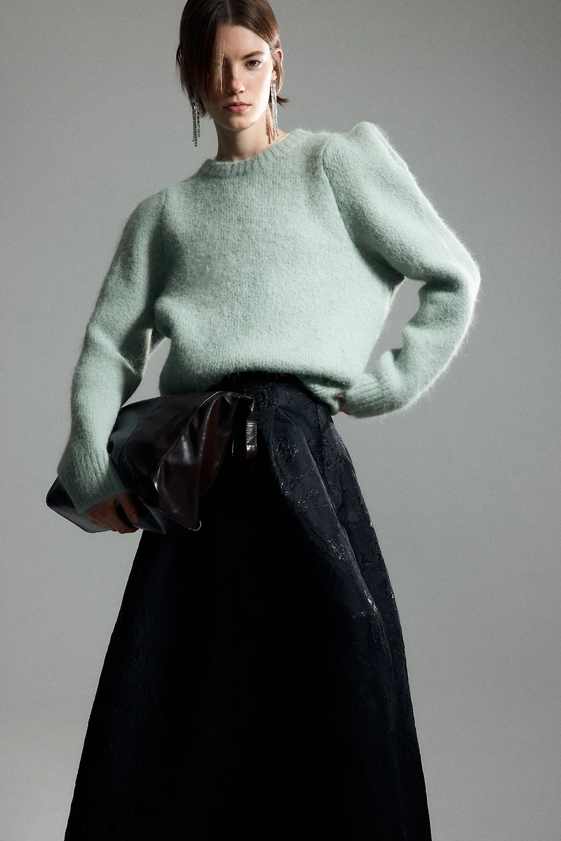 Jacquard-Knit Sweater