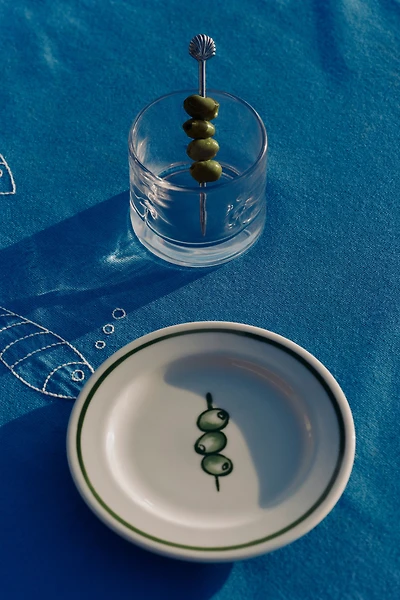 4-Pack Small Porcelain Plates