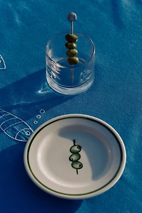4-Pack Small Porcelain Plates
