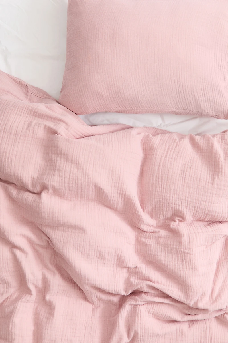 Muslin Twin Duvet Cover Set
