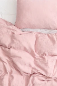 Muslin Twin Duvet Cover Set