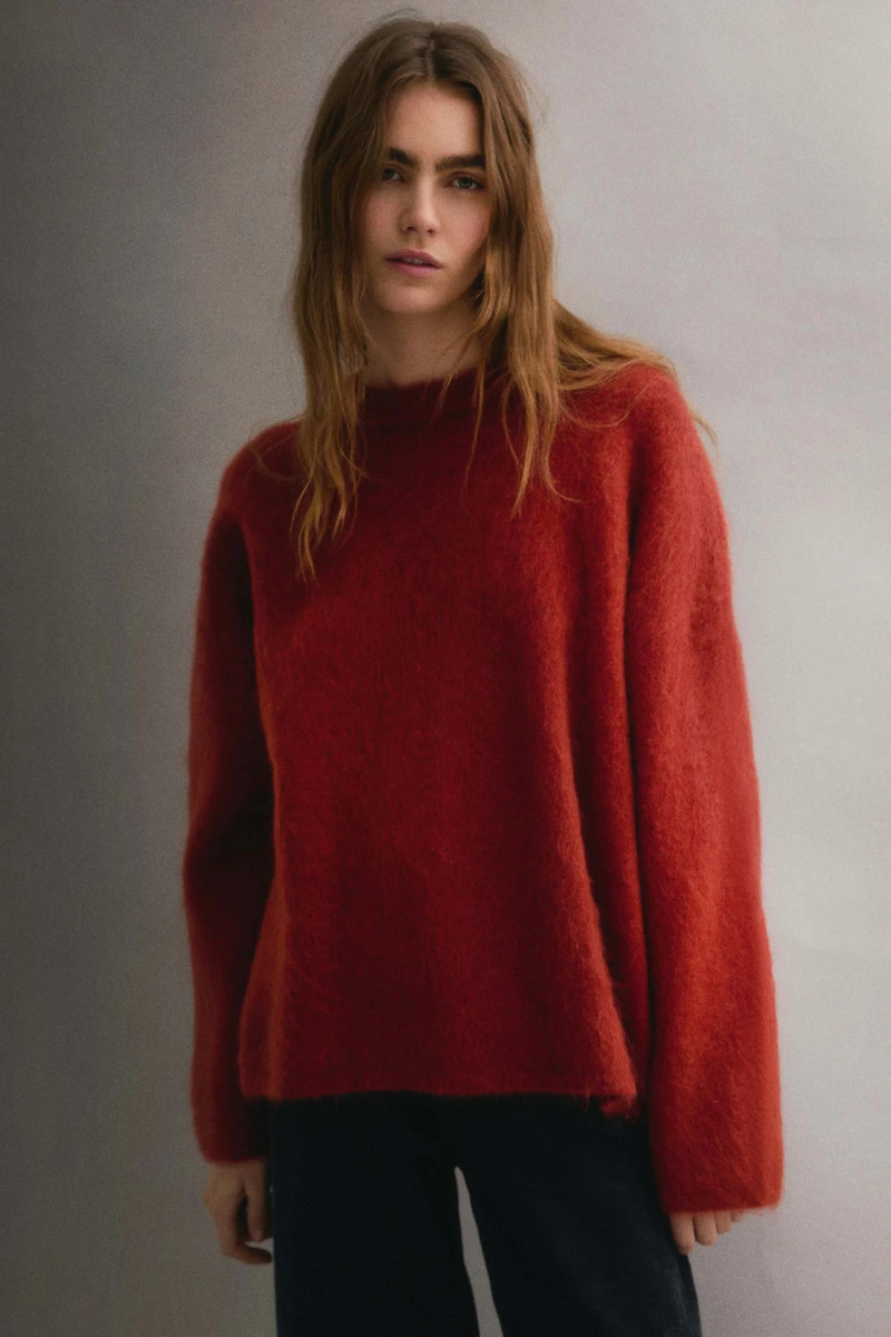 Oversized Mohair-Blend Sweater