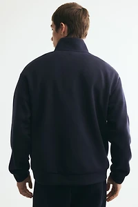 Relaxed-Fit Half-Zip Sweatshirt