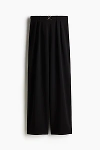 Buckle-detail Dress Pants