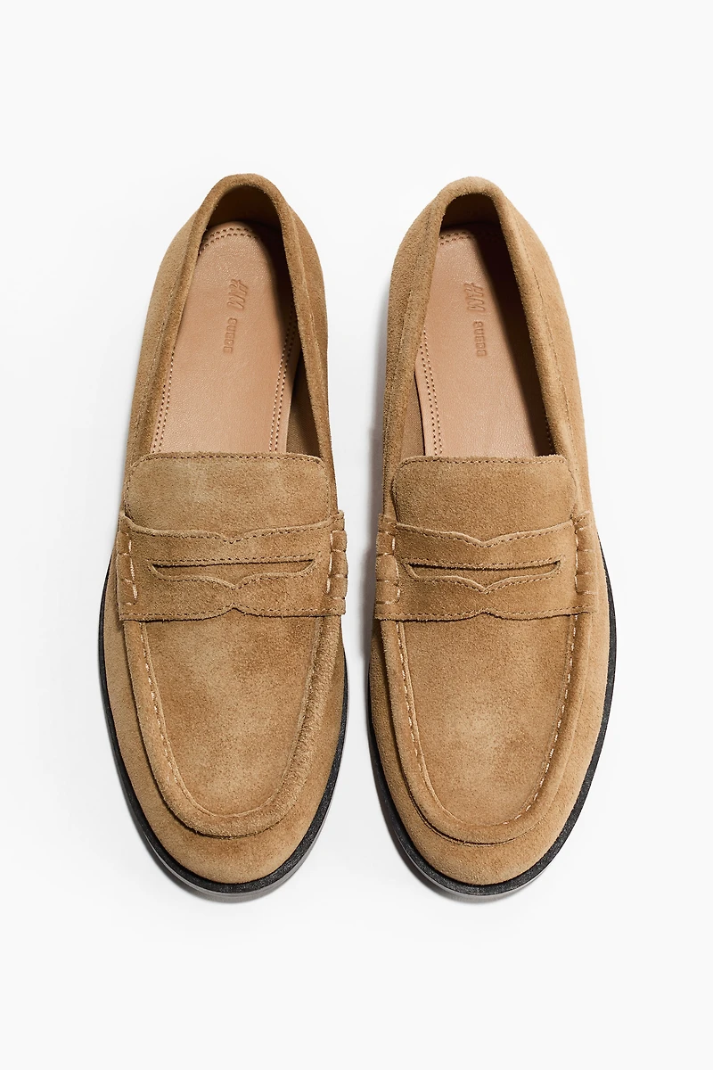 Suede Loafers