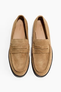 Suede Loafers