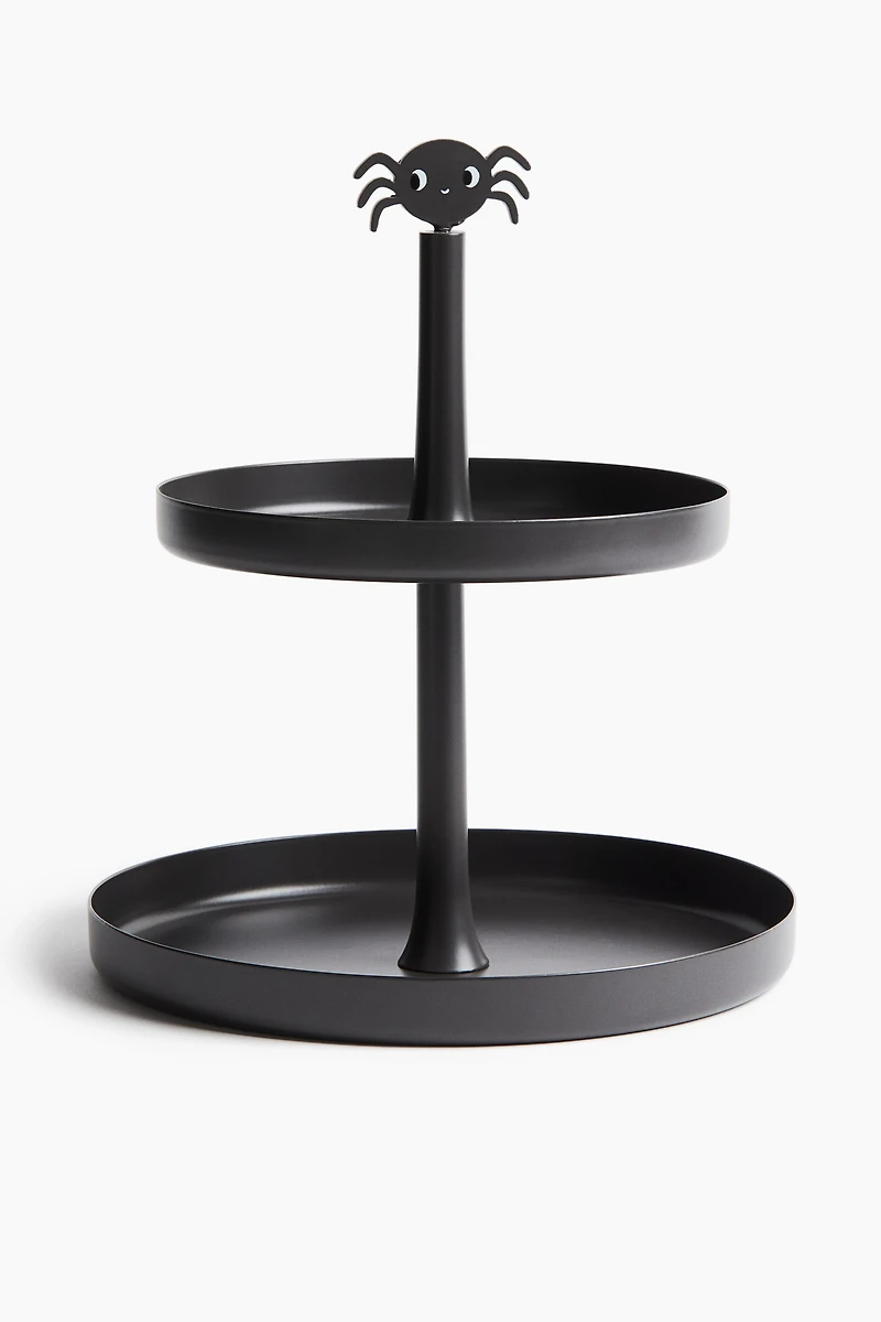 Two-Tiered Halloween Serving Tray
