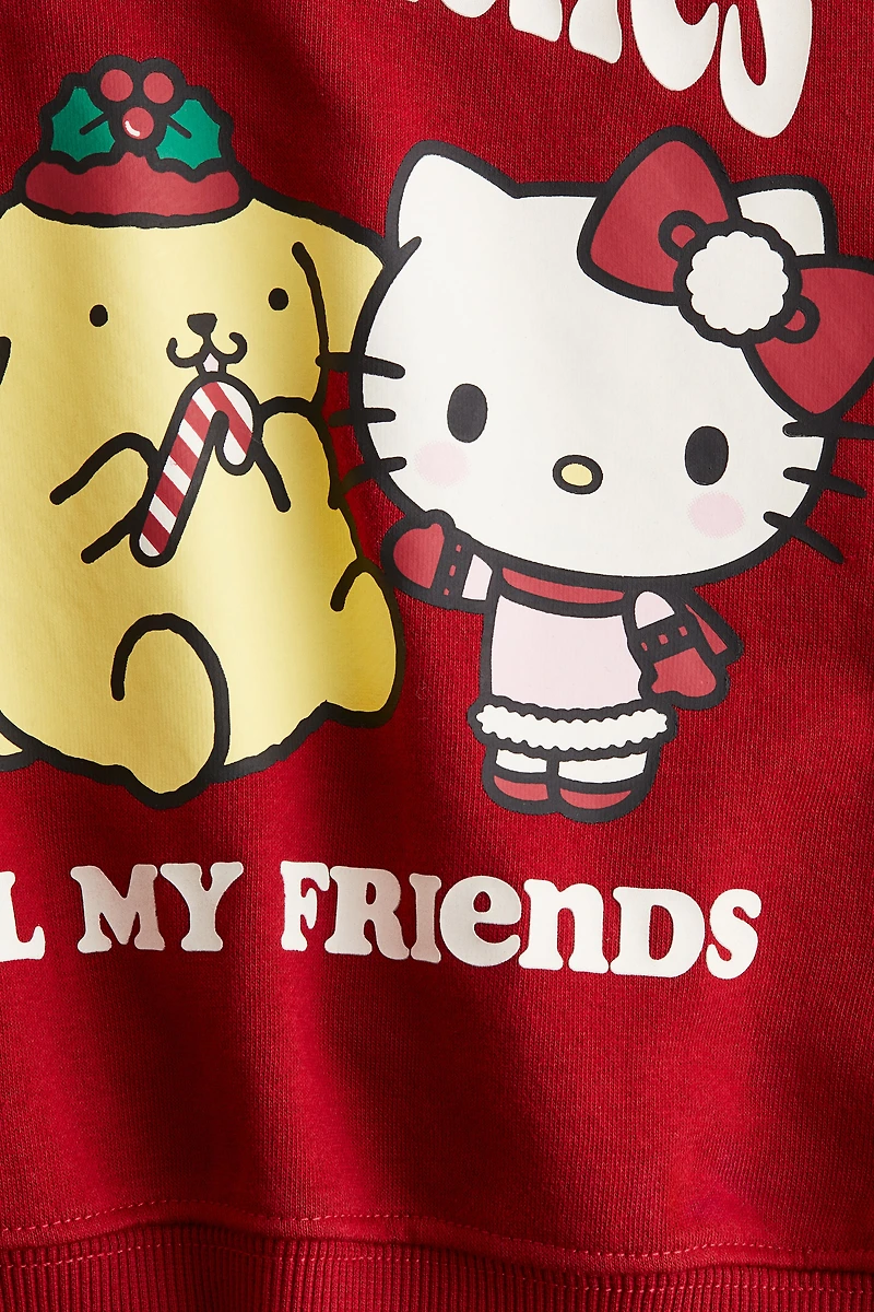 Oversized Printed Sweatshirt