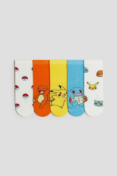 Lot de 5 paires chaussettes à motif