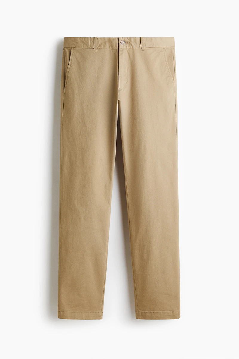 Slim-Fit Cotton Chinos