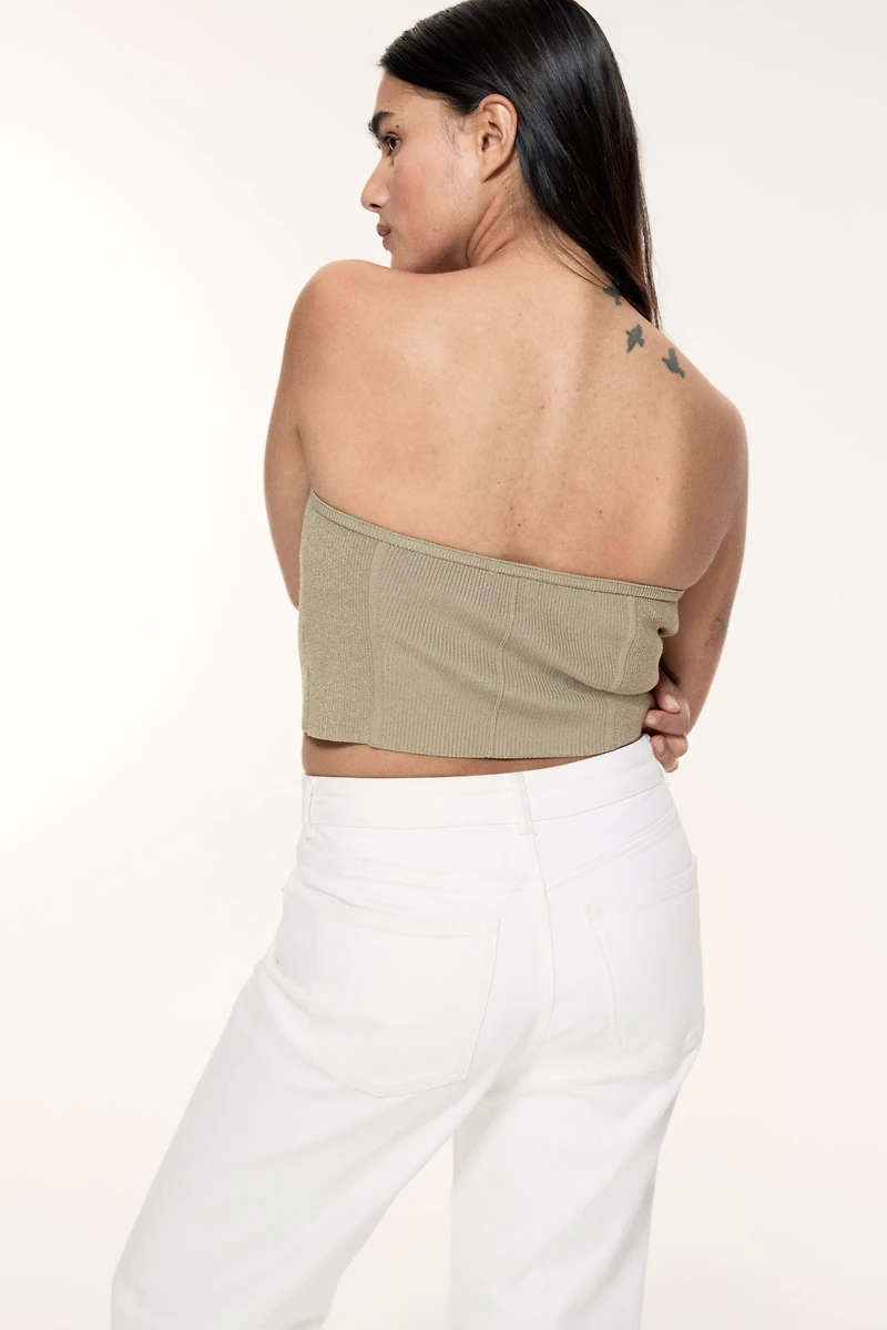 Rib-Knit Tube Top
