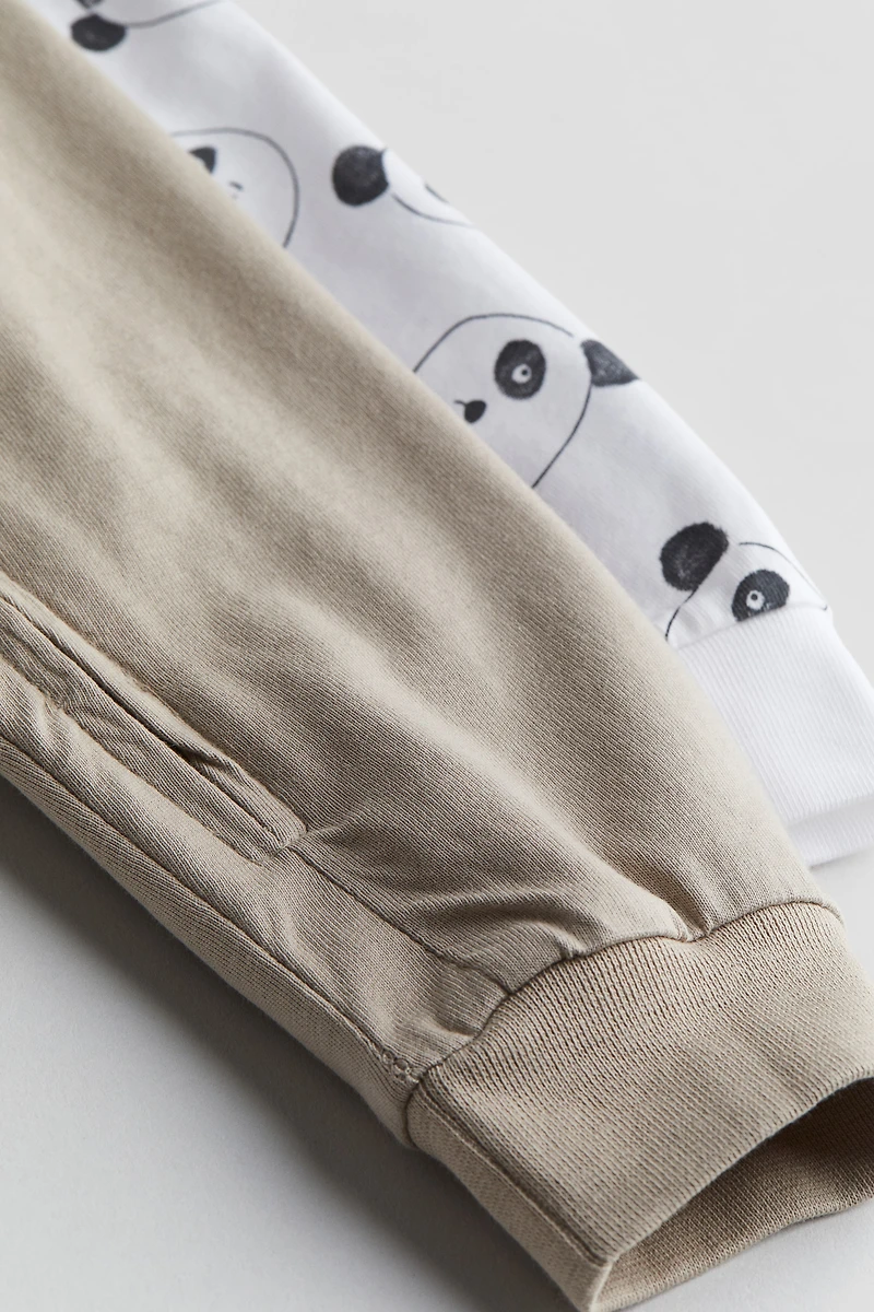 2-pack Cotton Pajama Jumpsuits