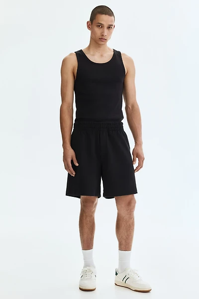 Relaxed-Fit Interlock Shorts