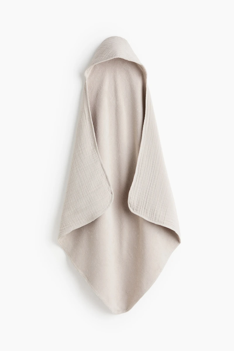 Serviette de bain à capuche en mousseline
