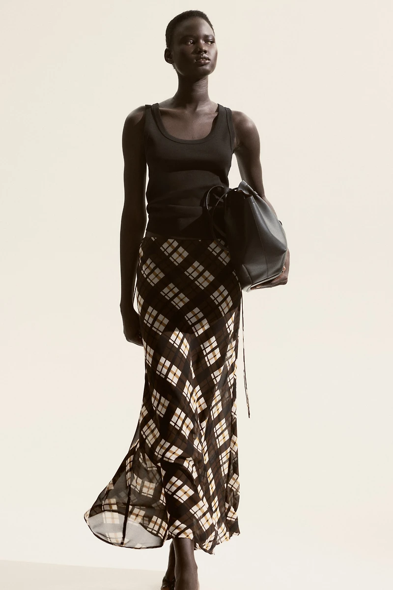 Chiffon Maxi Skirt