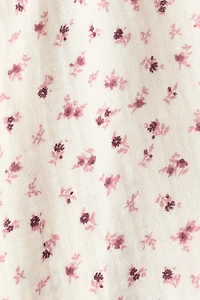 Ensemble 2 pièces en mousseline à motif