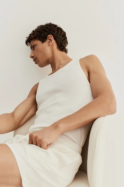 Débardeur et short de pyjama en coton