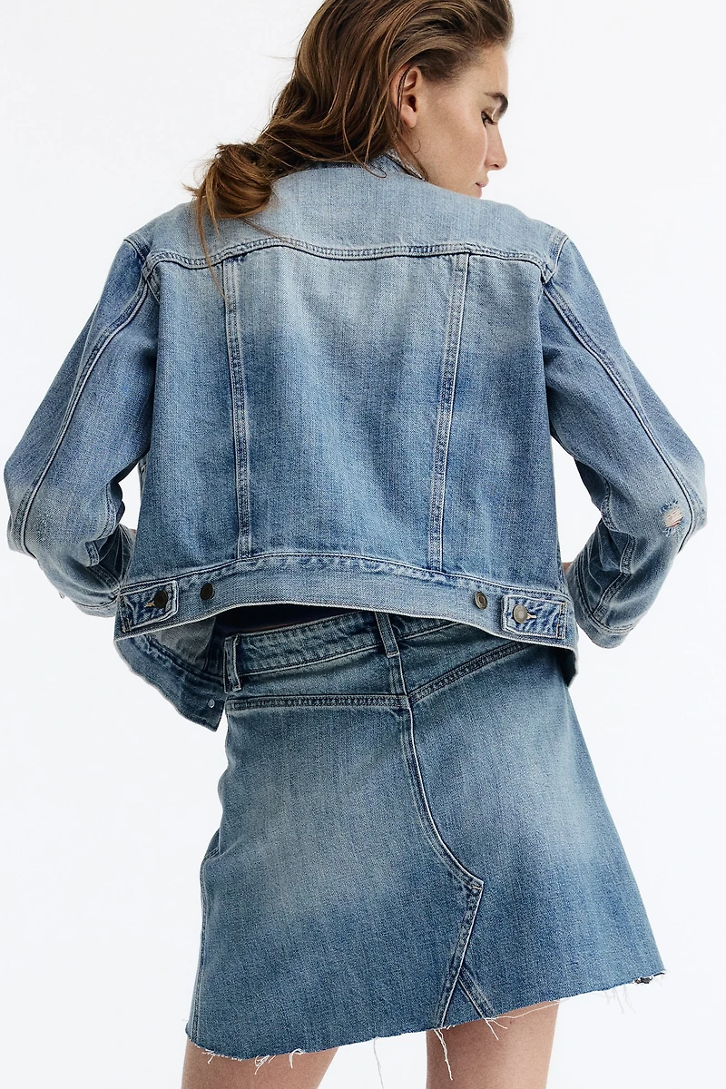 A-Line Denim Skirt