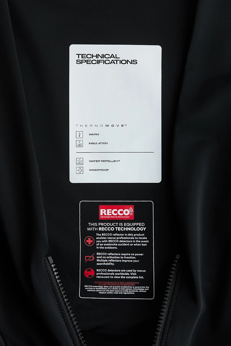 Brushed-Inside Ski Bib Pants