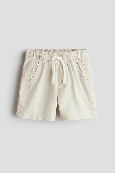 Short en lin mélangé