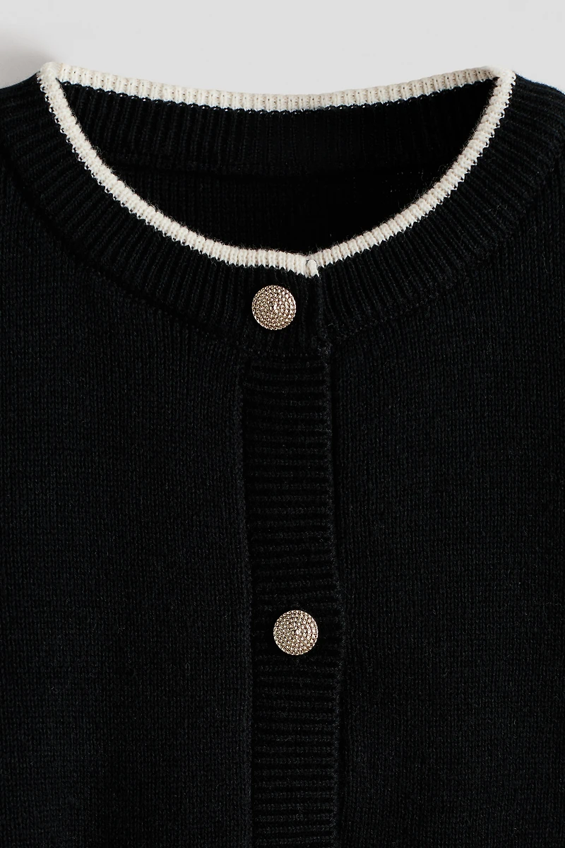 Fine-Knit Cardigan