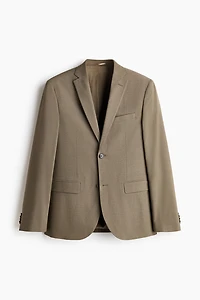 Slim-Fit Single-Breasted Jacket
