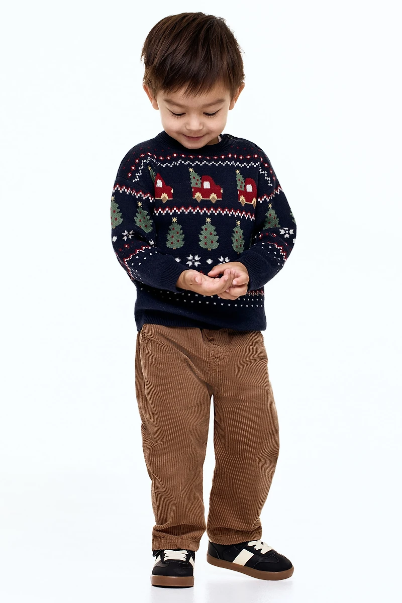 Chandail en tricot jacquard