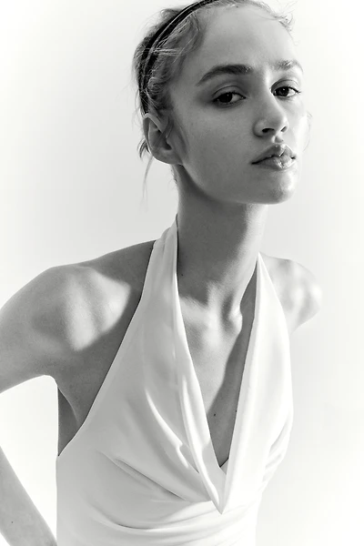 Halterneck thong body