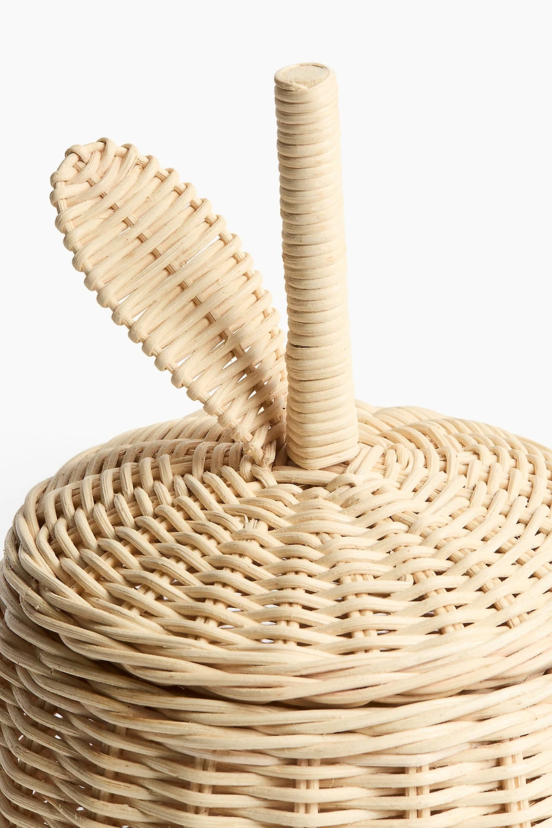 Small Berry-Shaped Rattan Storage Basket