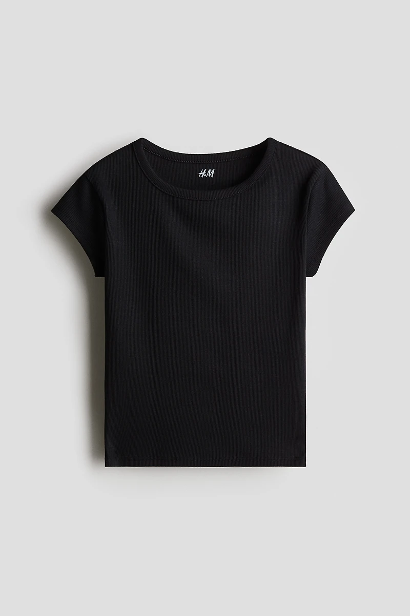 Ribbed Cotton Top
