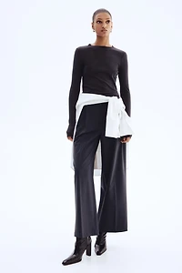 Haut en coton pima côtelé