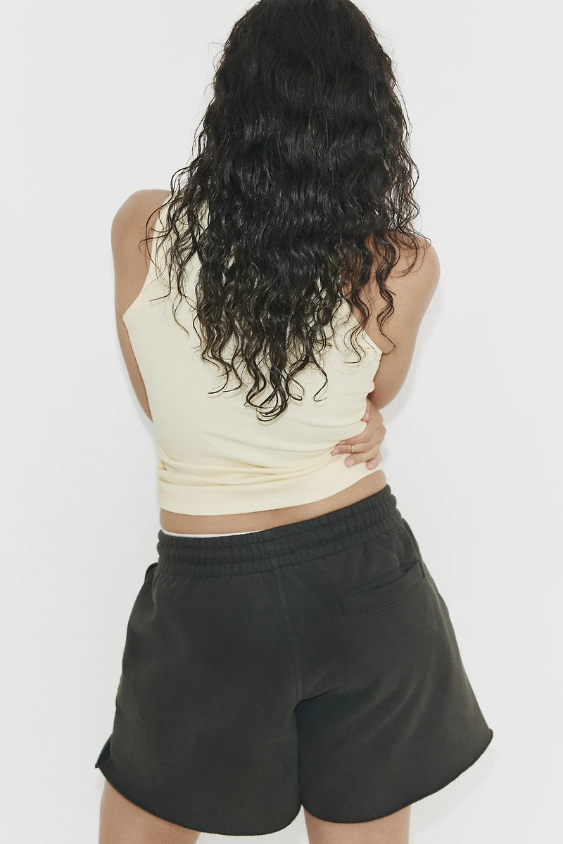 Ribbed Cotton Tank Top