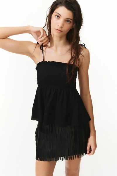 Smocked Camisole Top