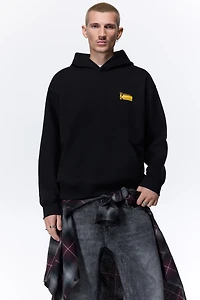 Loose-Fit Printed Hoodie