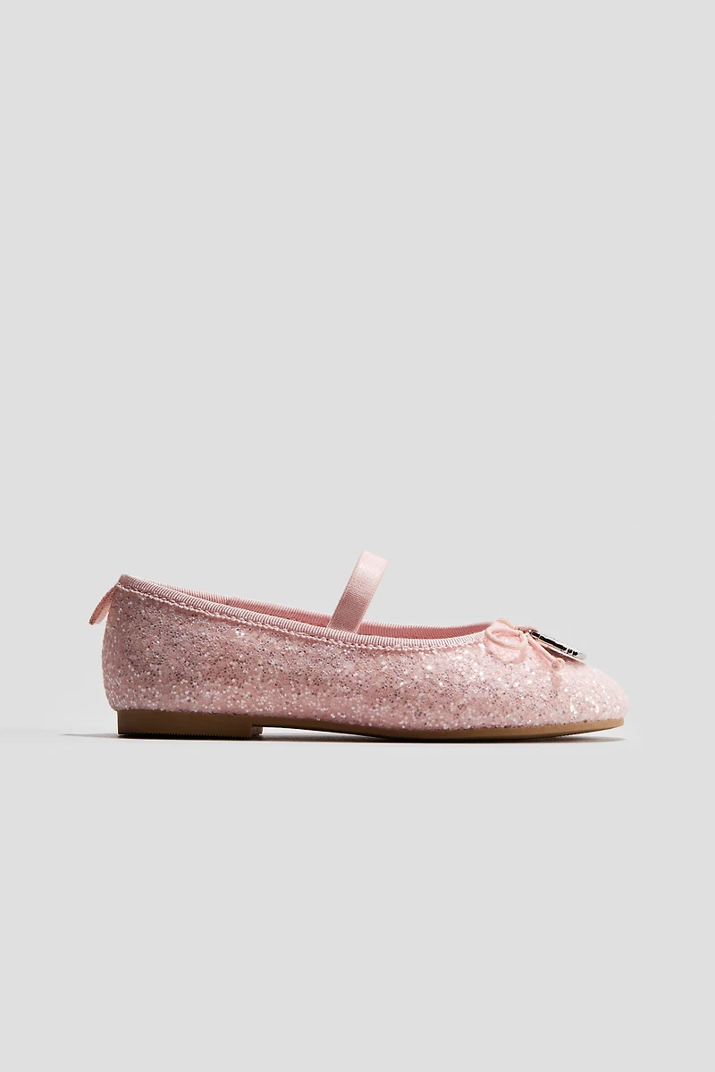 Glittery Ballet Flats