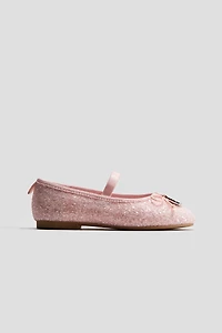 Glittery Ballet Flats