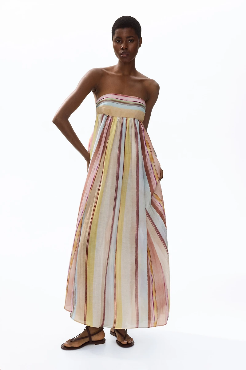 Long Bandeau Dress