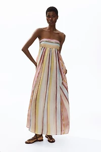 Long Bandeau Dress