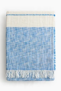 Linen-Blend Throw