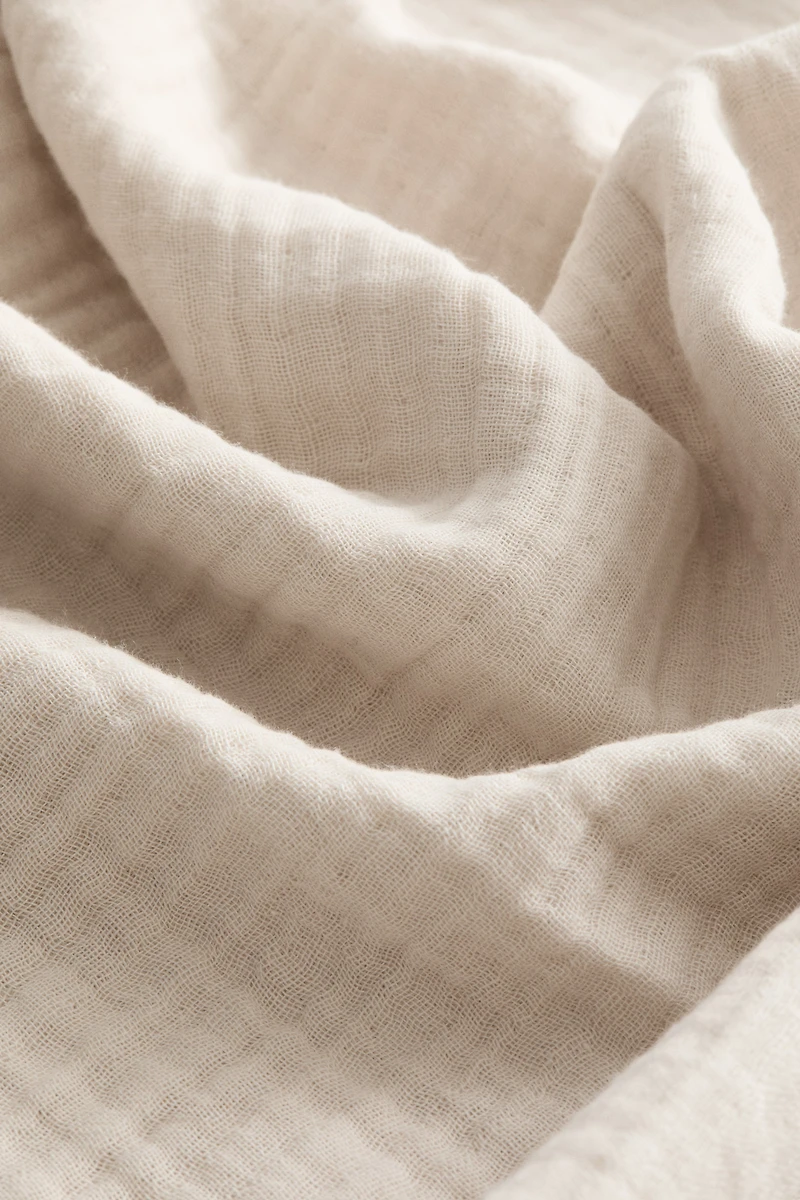 2-Pack Cotton Muslin Pillowcases