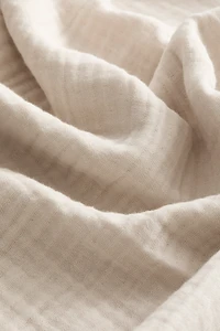 2-Pack Cotton Muslin Pillowcases